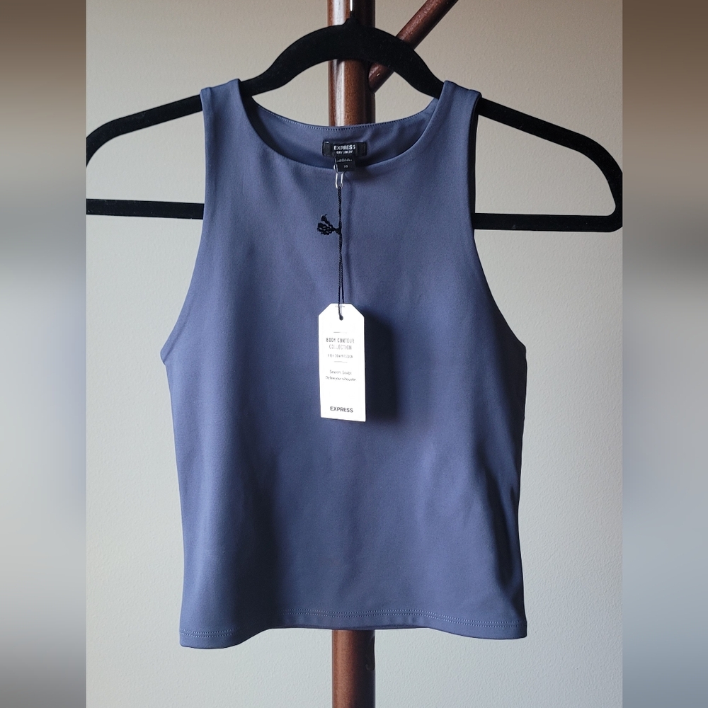 EXPRESS *TWO* Bodycon Crop Top Tanks